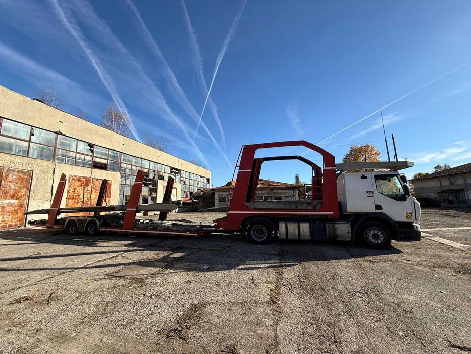 Transportor auto RENAULT PRG3C D WIDE + Remorca LOHR C2H99S EUROLOHR