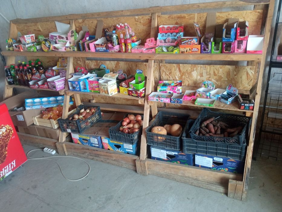 Полка овощи фруктыга