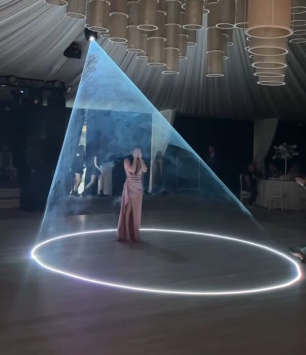 Laser zăpadă dansul mirilor evenimente