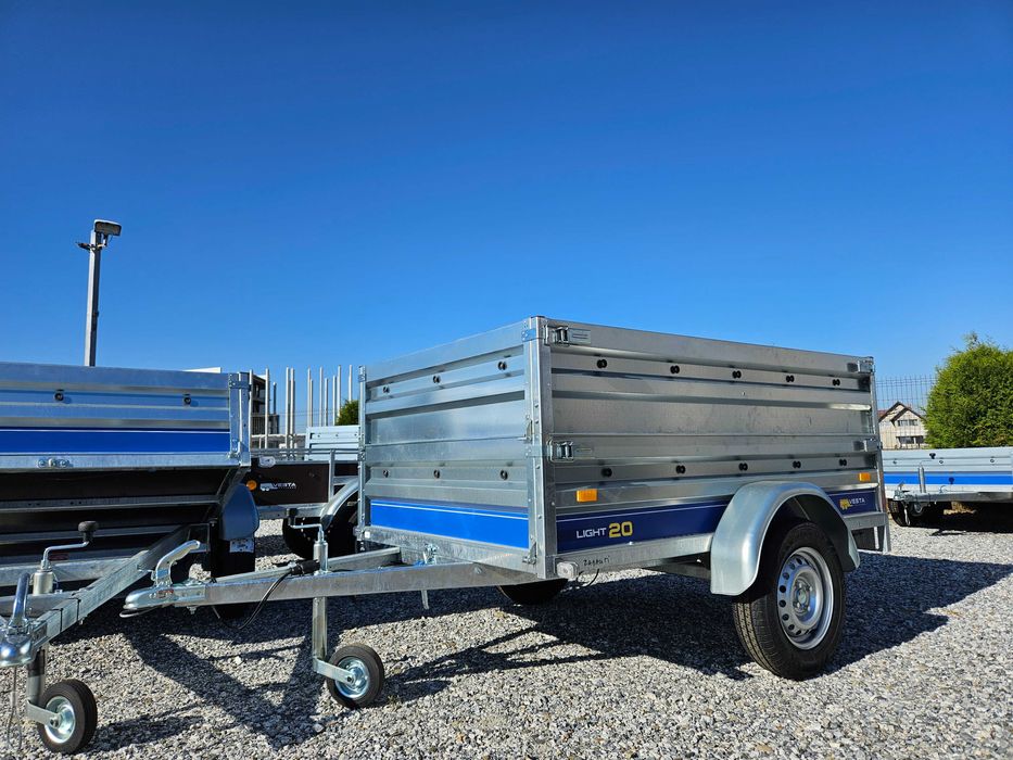 Remorca 750 kg,VESTA 25  ,1 Ax , 250x 135 x 37 cm ( si in  RATE!! )