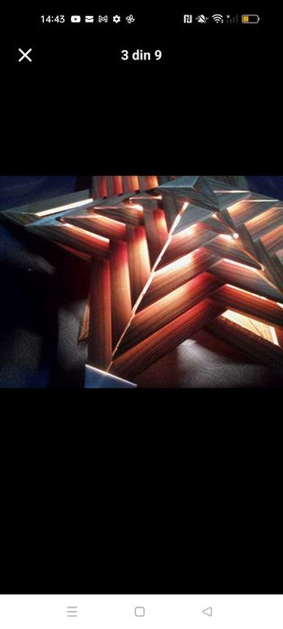 Stea decorativă cu bec