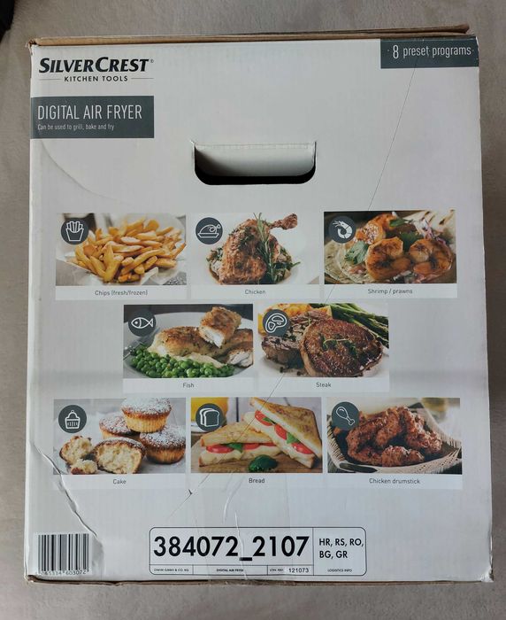 Vand Digital Air Fryer (friteuza digitala cu aer cald) Silvercrest HG07188
