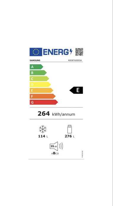 Combina frigorifica SAMSUNG RB38T600ESA/EF