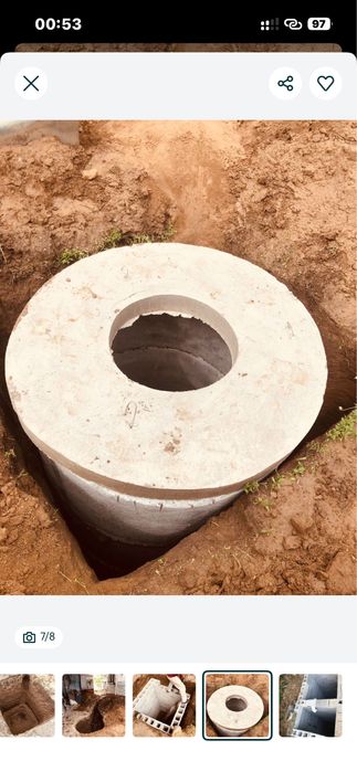 Септик туалет копка