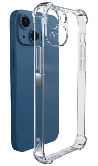 Прозрачный чехол на айфон