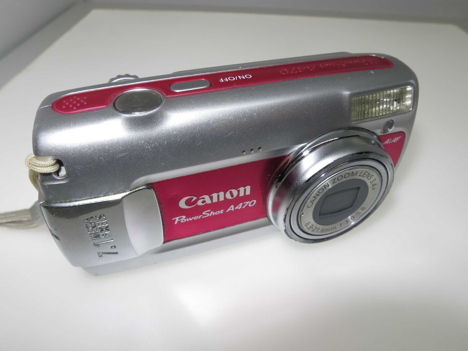 Фотоапарат Canon PowerShot A470 розов ретро цифрова камера снима супер
