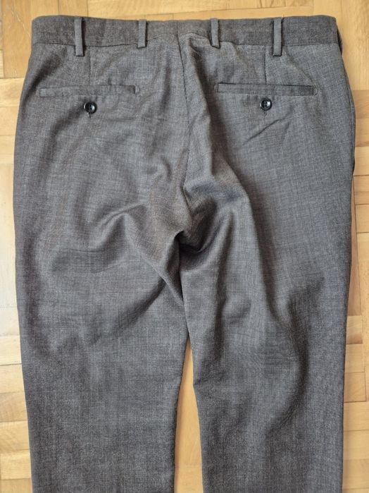 Pantaloni Caliban, Lână Angelico Super 100's, Made Italy, Bărbați 48