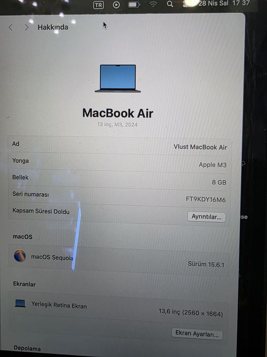 Продаю macbook air m3 2024