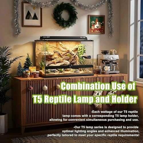 Нова UVB тръба T5 HO 10.0 21W 34in за терариум рептили UVA лампа