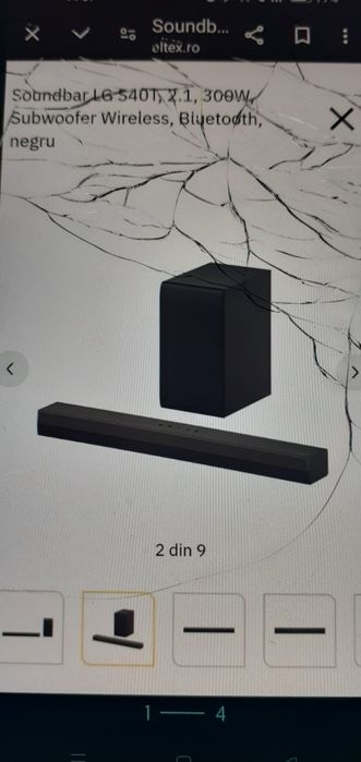 Soundbar LG S40 T 2.1, 300W Redare Bluetooth USB HDMI mp3