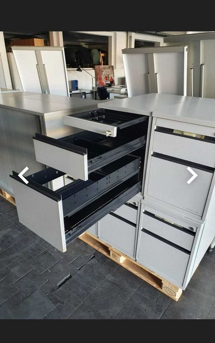 Rollbox Metalic ,Dulap birou tip cub