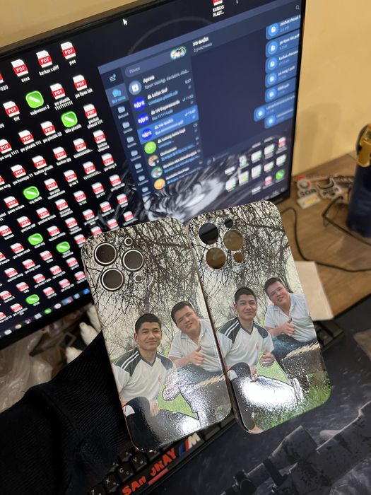 Telefon chexoliga pechat