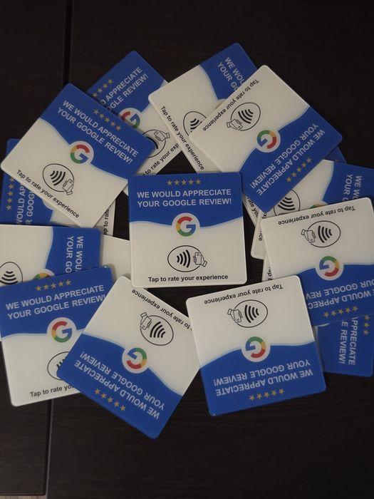 Google review cards - NFC