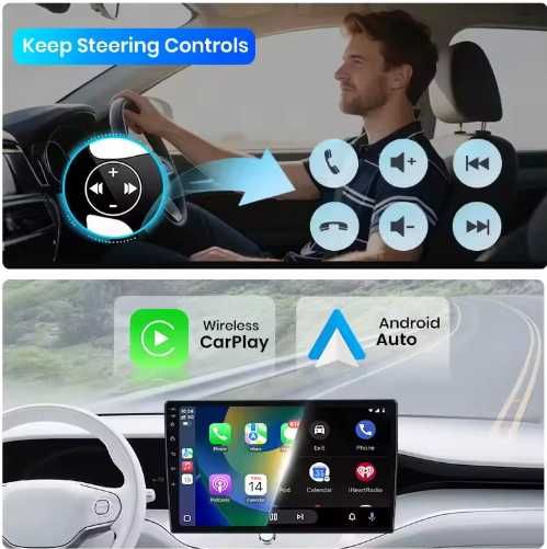 Audi A4 B6/B7 Мултимедия Android 15 – 8 core / CarPlay / Android Auto / DSP/ NAVI / CAM