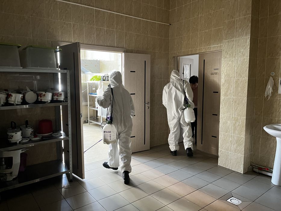 Дезинфекция, Сатпаев