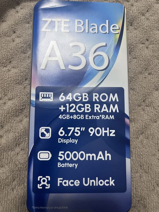 телефон ZTE Blade A36