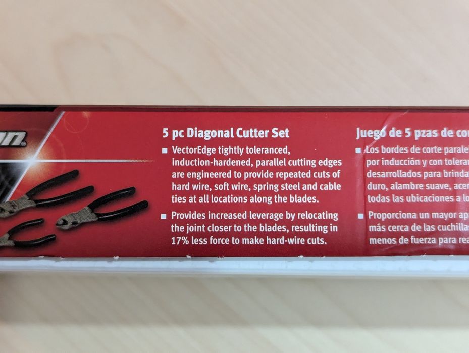 Set 5 clești Snap-On