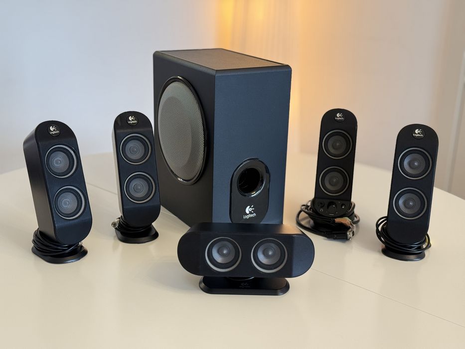 Sistem audio Logitech X-530 5.1 Surround – Subwoofer + 5 sateliți