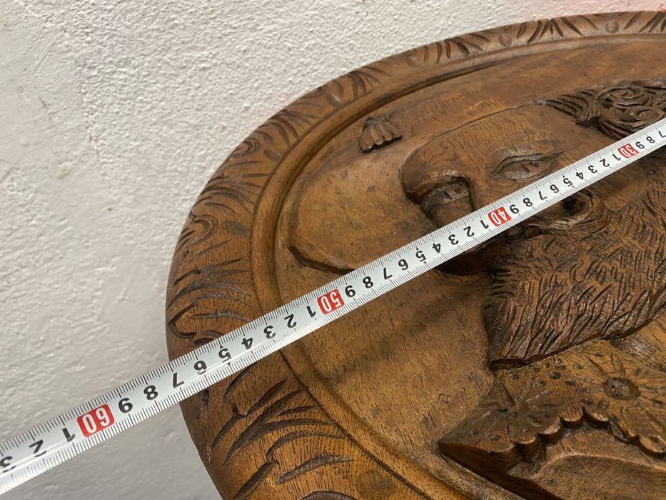 Голямо пано за стена дърворезба  тик