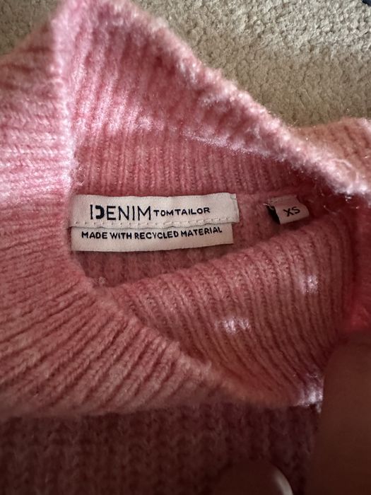 Дамски розов пуловер Tom Tailor