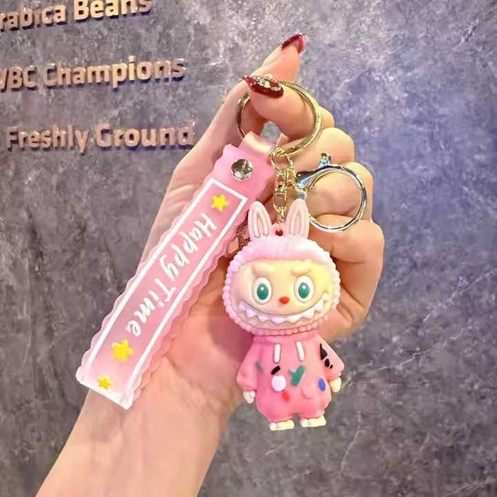 Ключодържател Labubu Donut– колекционерски модел в четири цвята