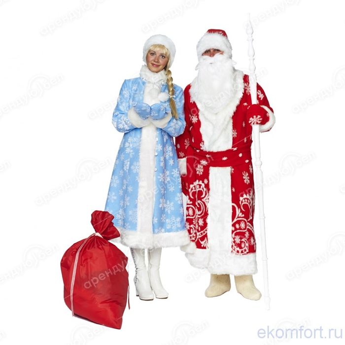 Аренда костюмов Деда Мороза и Снегурочки