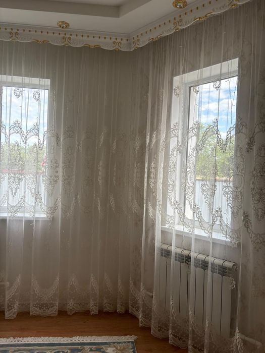 Тюль с зановеской