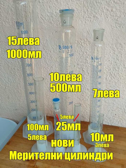 Лабораторна стъклария ! Разпродажба