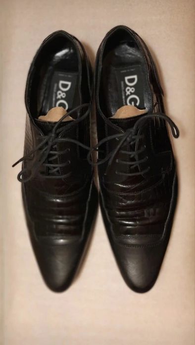 Pantofi bărbați eleganți D&G (Dolce & Gabbana) – Mărimea 41.5 (41 1/2)