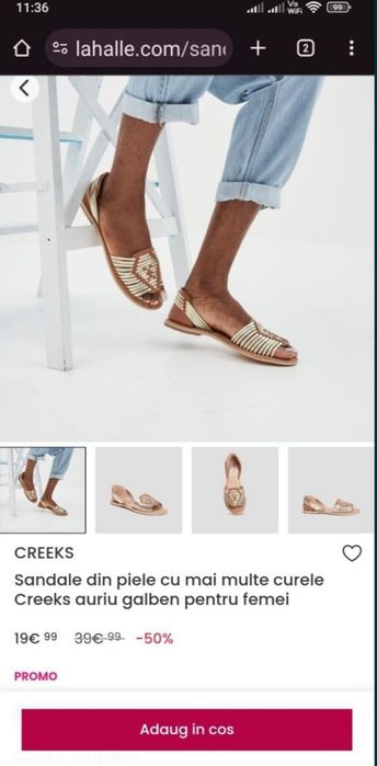 Sandale superbe La Halle