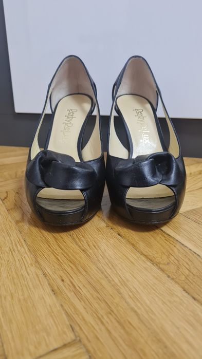 Pantofi cu toc piele naturala 35