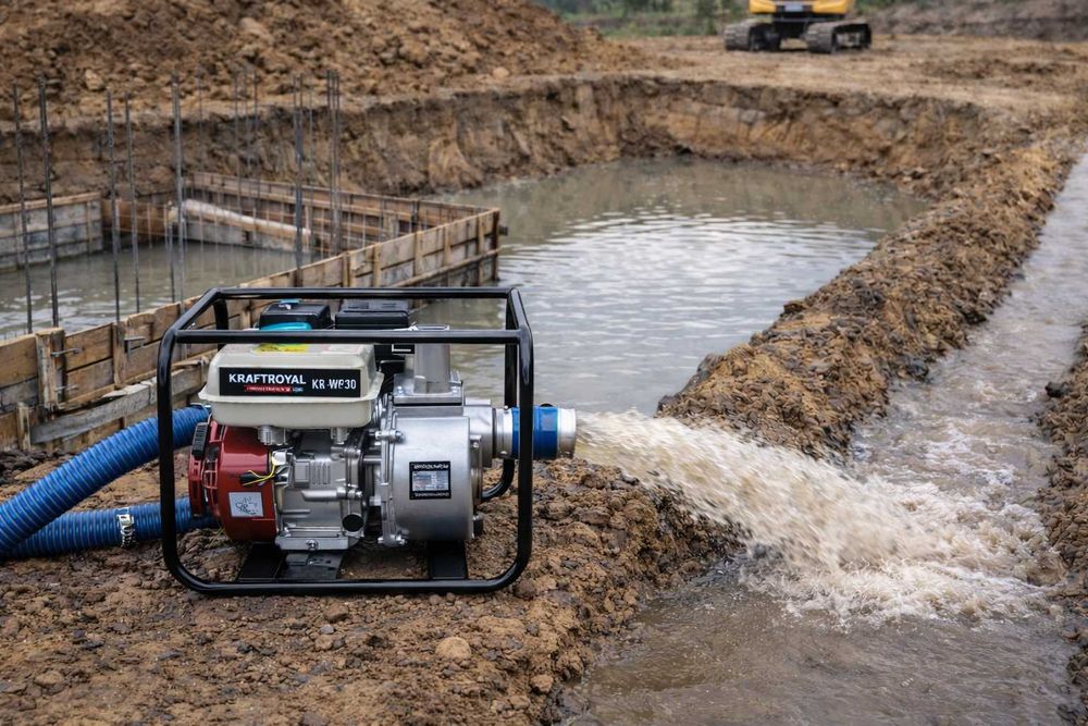 Motopompa 3 Toli 6.5CP KRAFTROYAL KR-WP30 1000L/min