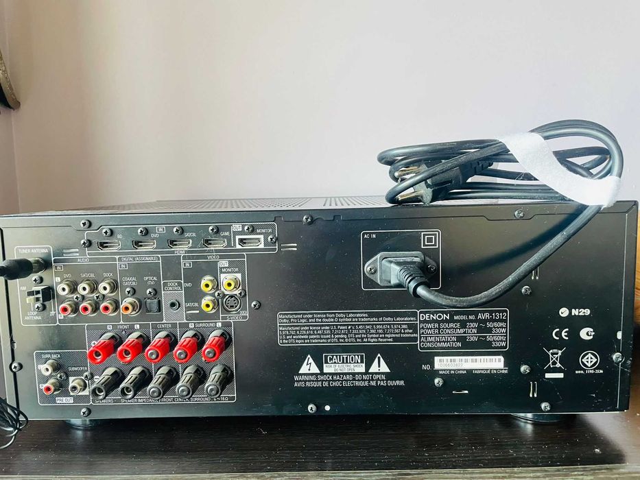 receiver Denon AVR-1312, boxe Dali Zensor 1, amplificator Naim Nait 5i