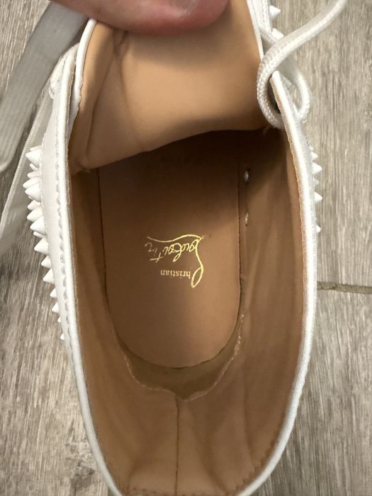 Christian Louboutan high white