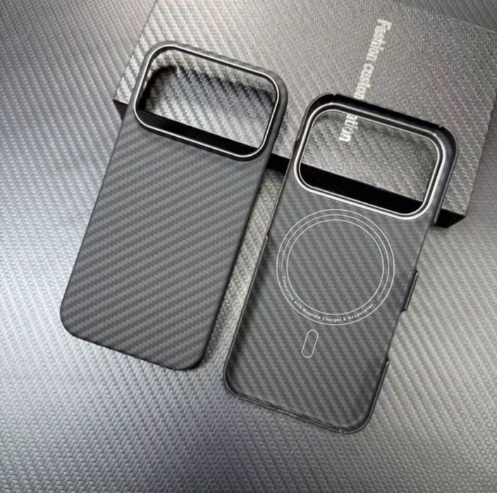 Чехол для iPhone 17 Pro Max   Carbon Aramid Fiber(600 D)
