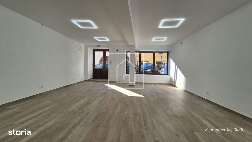 Spatiu comercial 46 mp – vitrina stradala – Centrul Istoric Sibiu