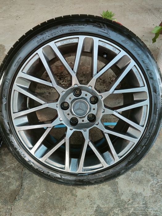 Vând jante MOMO 5x112, anvelope noi, Skoda, Audi, Mercedes