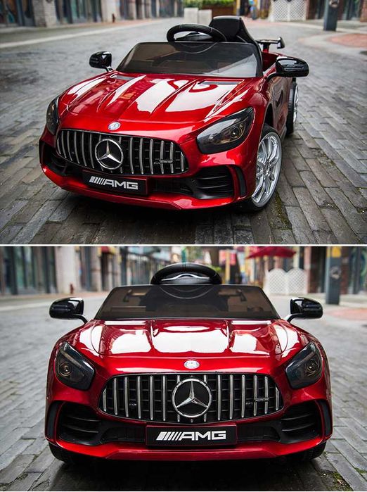 Акумулаторен КОЛА Mercedes GT R ,12V 4х4 с меки гуми