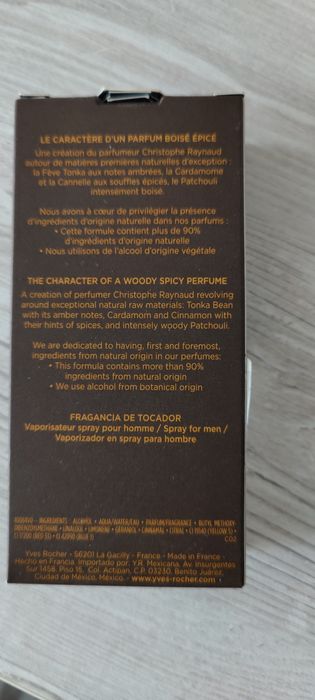 Parfum bărbați Ambre Noir, Yves Rocher,100ml