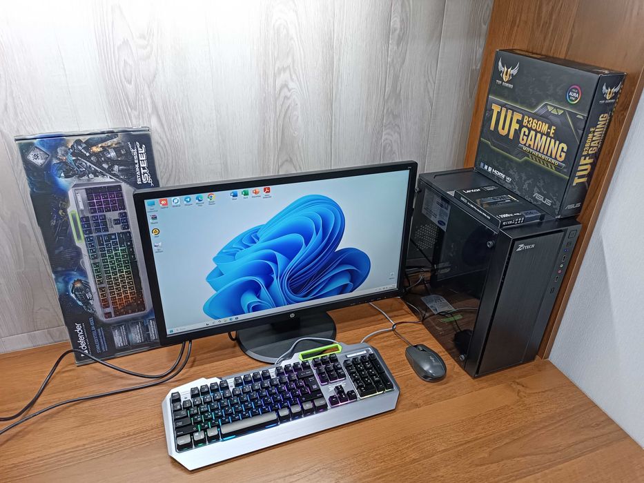 Продам компьютер CPU i5-8400, ОЗУ 8GB, SSD NVME 256GB, HDD 500GB