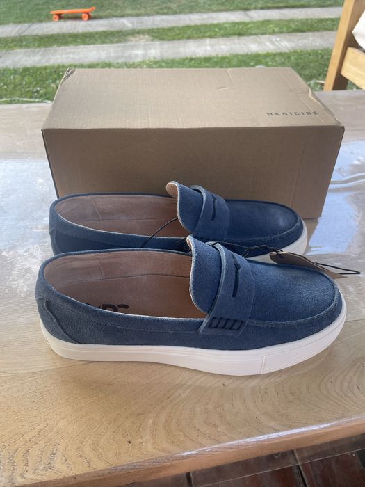 Mocasini din piele intoarsa