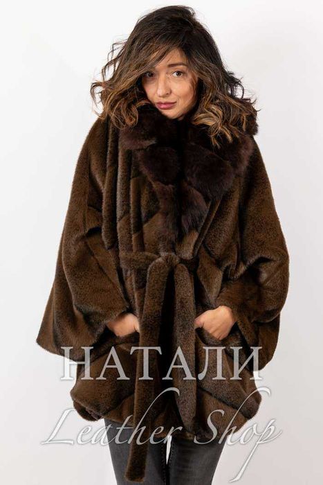 Дамски ексклузивен кожух от Алпака Шарлот