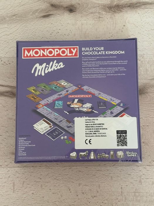 Joc MONOPOLY ediție limitată în colaborare cu MILKA