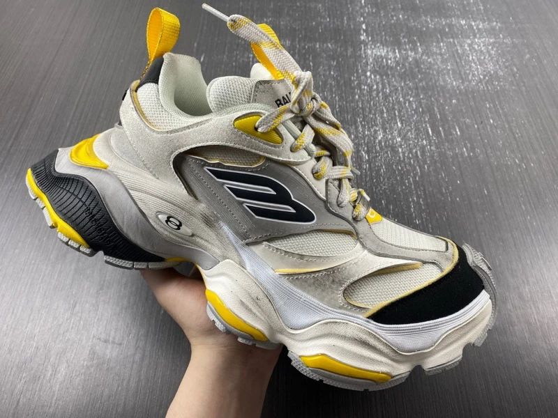 Balenciaga Cargo Sneaker Grey Black Yellow Black/Dark Grey