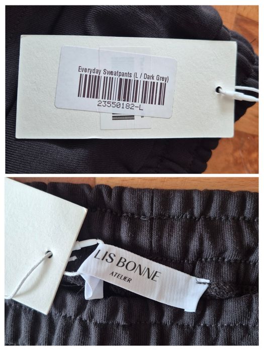 Pantaloni Lis Bonne Atelier, Everyday Sweatpants, Bărbați - L (Fit XL)