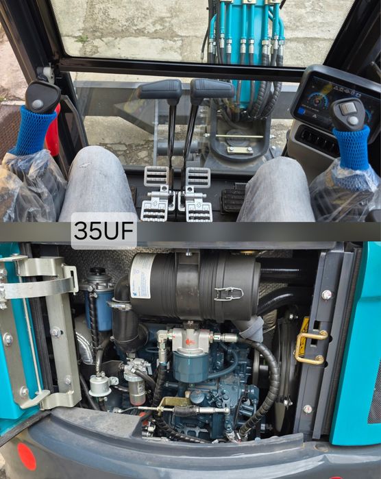 Miniexcavator SUNWARD 35UF / 50UF  NOU cu zero motor Kubota