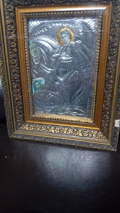 Старинни  икони Иисус  Христос  и Св. Георги