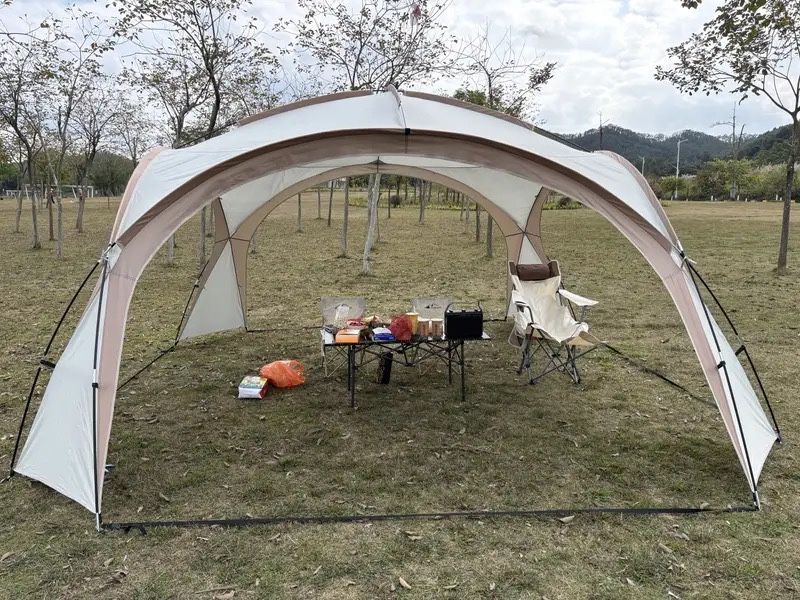 Уличный шатер-тент для отдыха и пикника 420×420×240 см  удобно