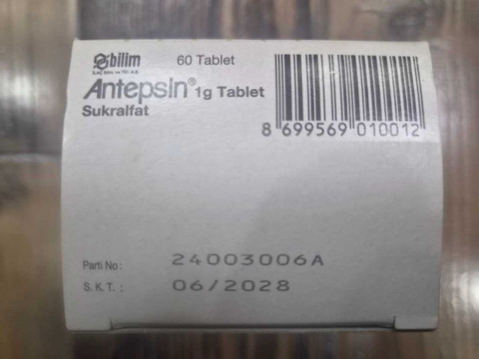 Продается Antepsin 1 g Tablet (Sukralfat)