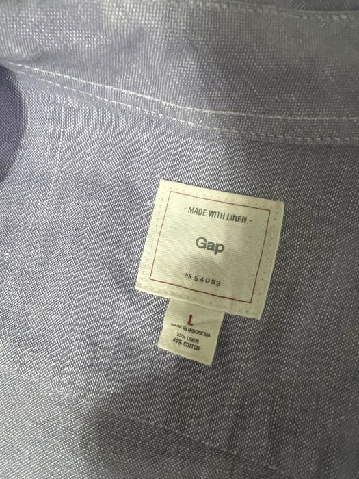 Рубашка мужская Gap лён
